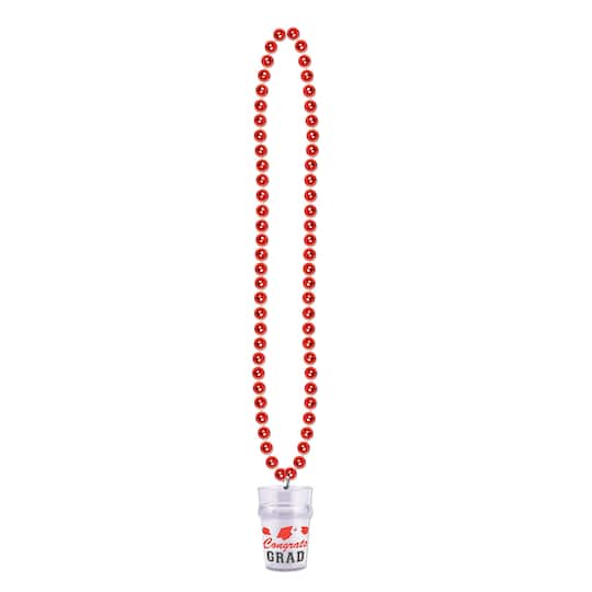 Beistle Grad Beads with Glass, 3ct. in Red | 33" | Michaels®